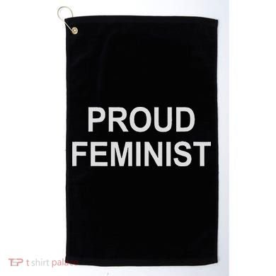 Proud Feminist Golf Towel
