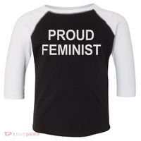 Proud Feminist Toddler Fine Jersey T-Shirt thumb 0