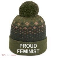 Proud Feminist The Baniff Cuffed Pom Beanie thumb 0
