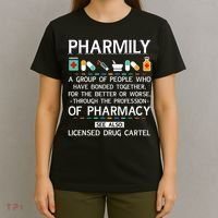 Pharmily Funny Pharmacy Technician Pharmacist T-Shirt thumb 4