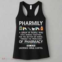 Pharmily Funny Pharmacy Technician Pharmacist Women's Tank Top thumb 3