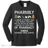 Pharmily Funny Pharmacy Technician Pharmacist Kids Long Sleeve Shirt thumb 0