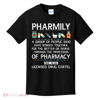 Pharmily Funny Pharmacy Technician Pharmacist Kids T-Shirt