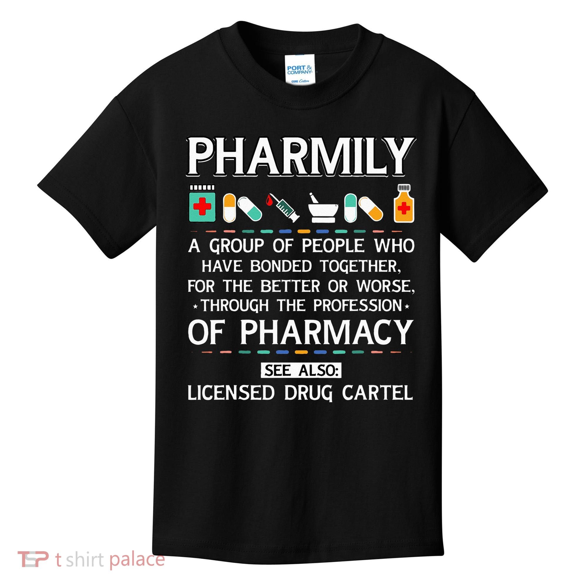 Pharmily Funny Pharmacy Technician Pharmacist Kids T-Shirt