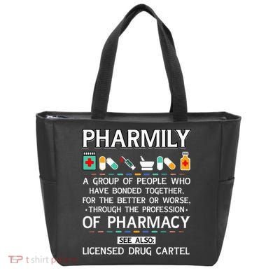 Pharmily Funny Pharmacy Technician Pharmacist Tote Bag