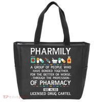 Pharmily Funny Pharmacy Technician Pharmacist Tote Bag thumb 0