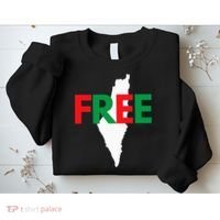 Palestine Free Palestine In Arabic Free Gaza Palestine Flag Sweatshirt thumb 2