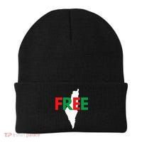 Palestine Free Palestine In Arabic Free Gaza Palestine Flag Beanie thumb 0