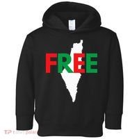 Palestine Free Palestine In Arabic Free Gaza Palestine Flag Toddler Hoodie thumb 0