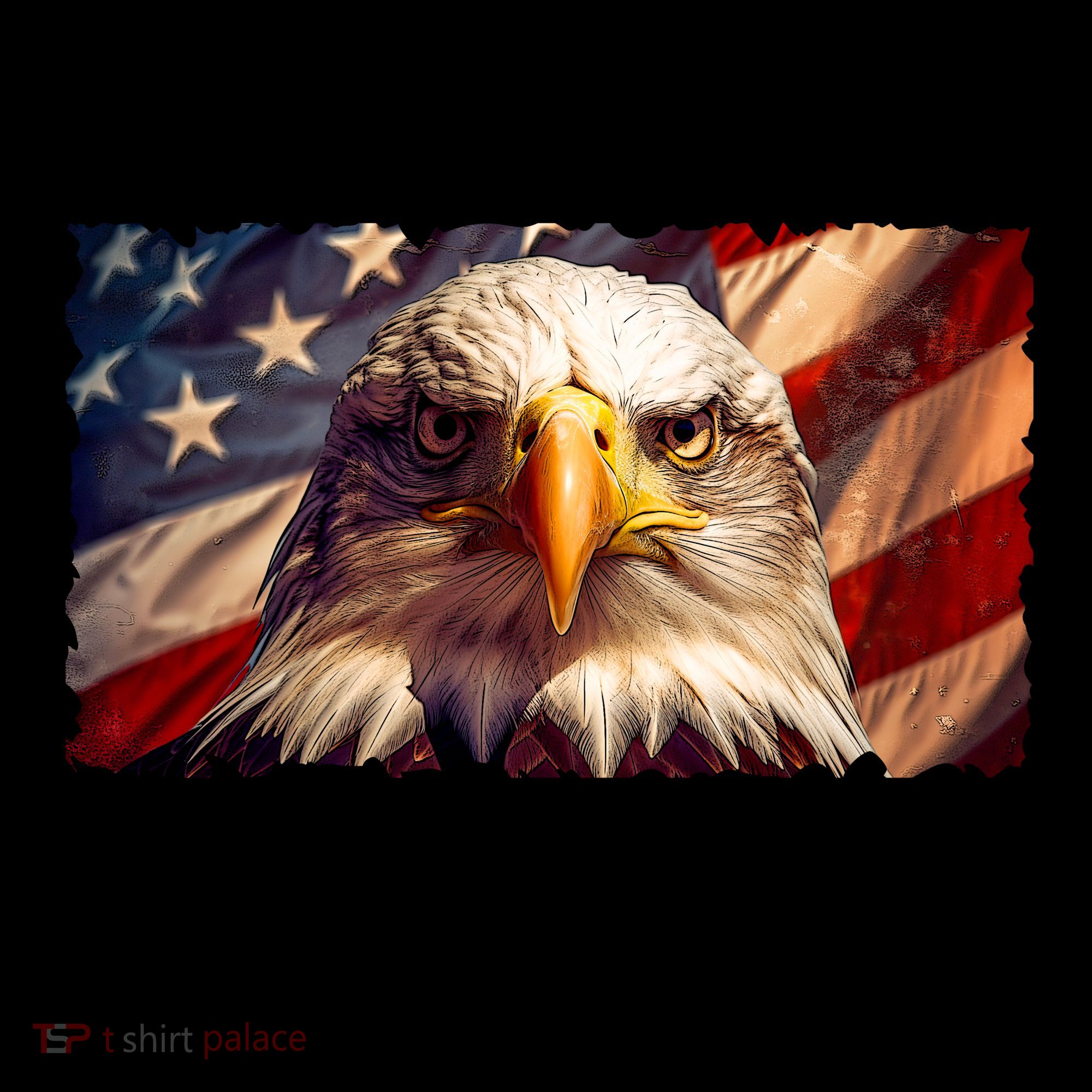 Pray For President Donald Trump American Flag Eagle Coffee Mug