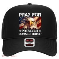 Pray For President Donald Trump American Flag Eagle Hat thumb 0