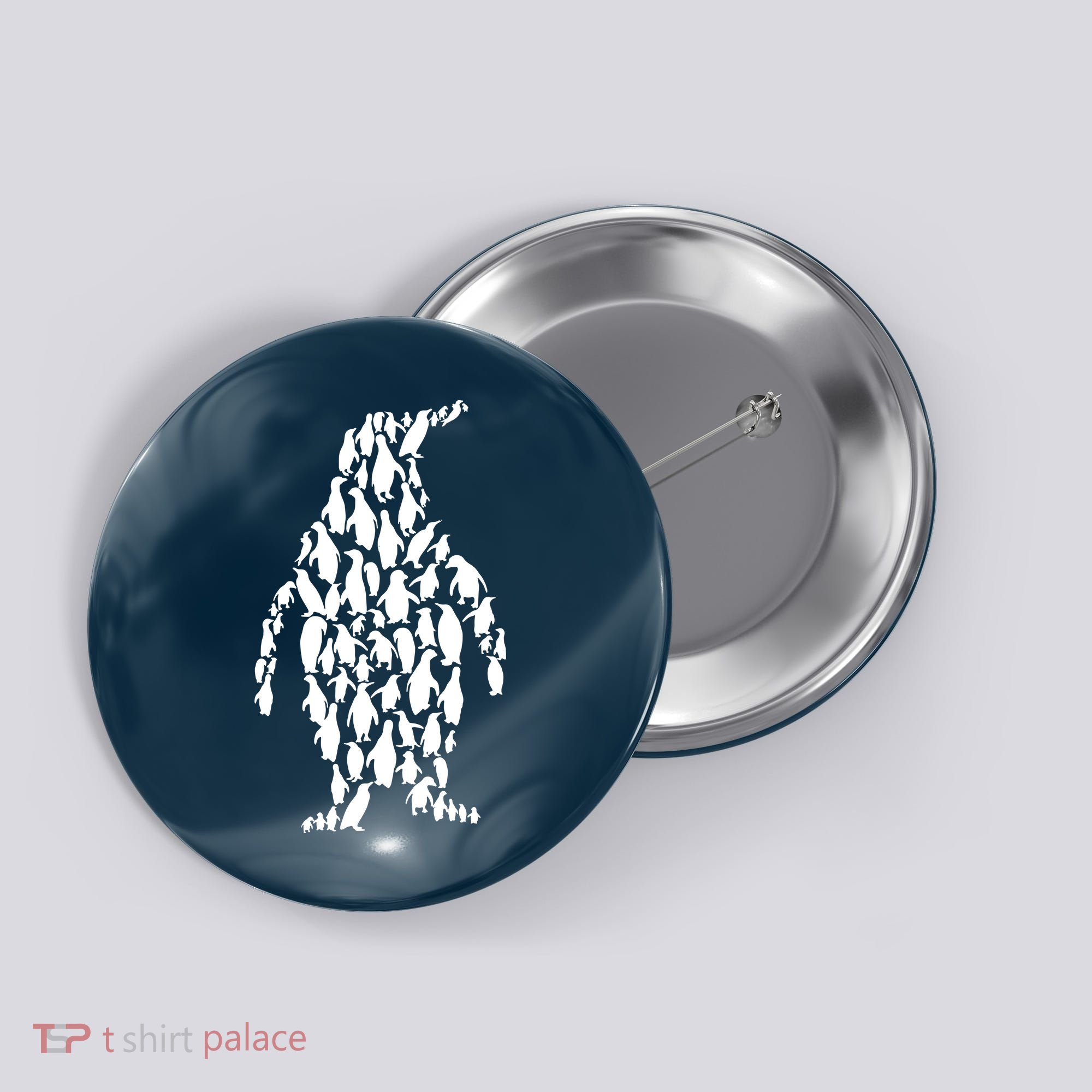 Penguin Funny Button