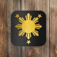 Philippines Flag Pride Filipino Filipina Coaster thumb 0