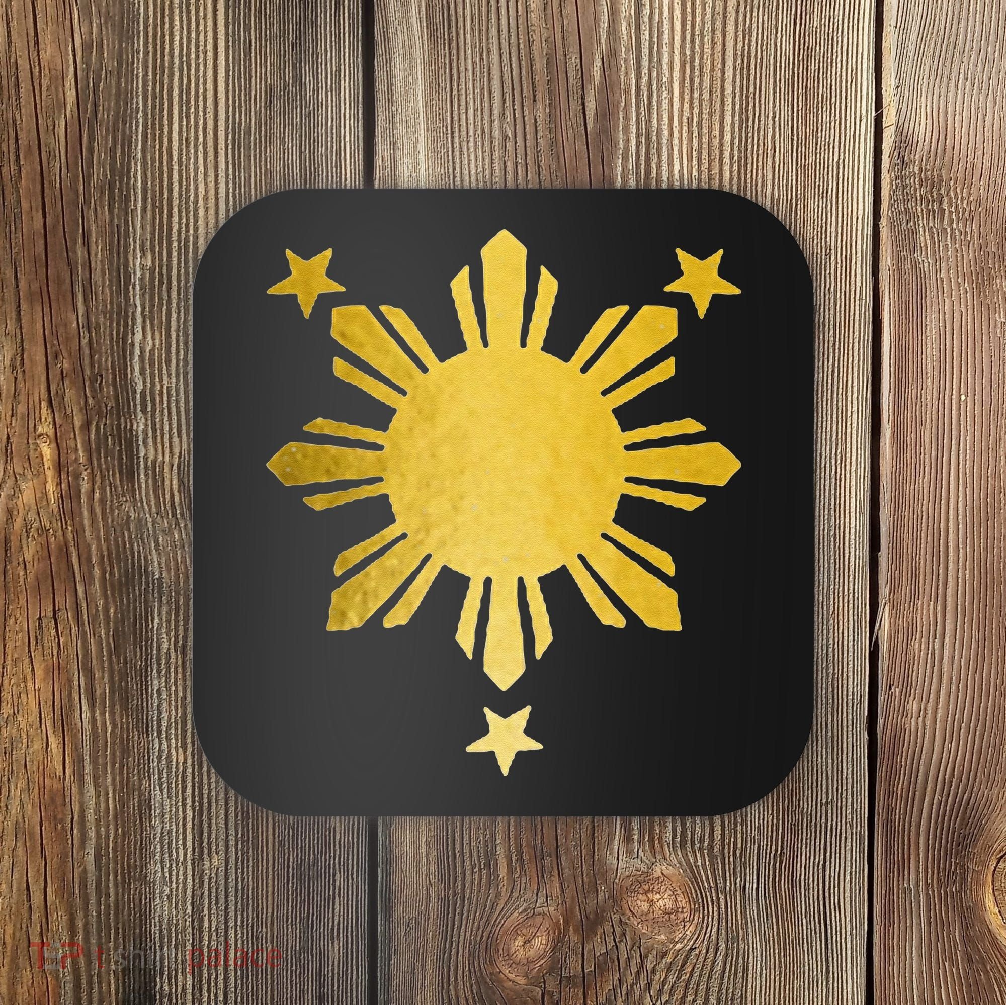 Philippines Flag Pride Filipino Filipina Coaster