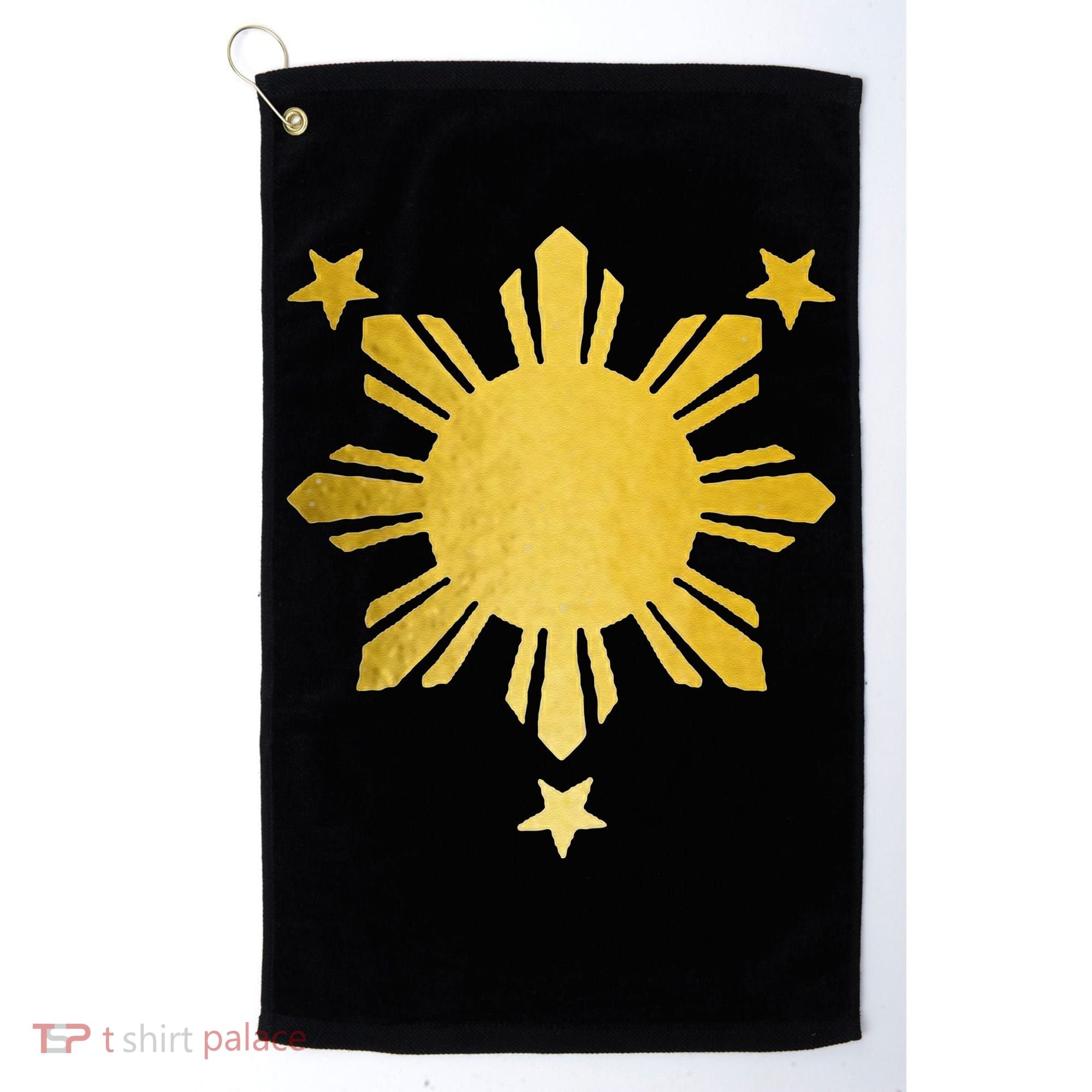 Philippines Flag Pride Filipino Filipina Golf Towel