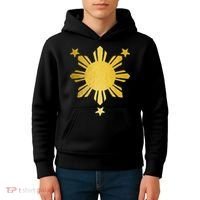 Philippines Flag Pride Filipino Filipina Kids Hoodie thumb 4