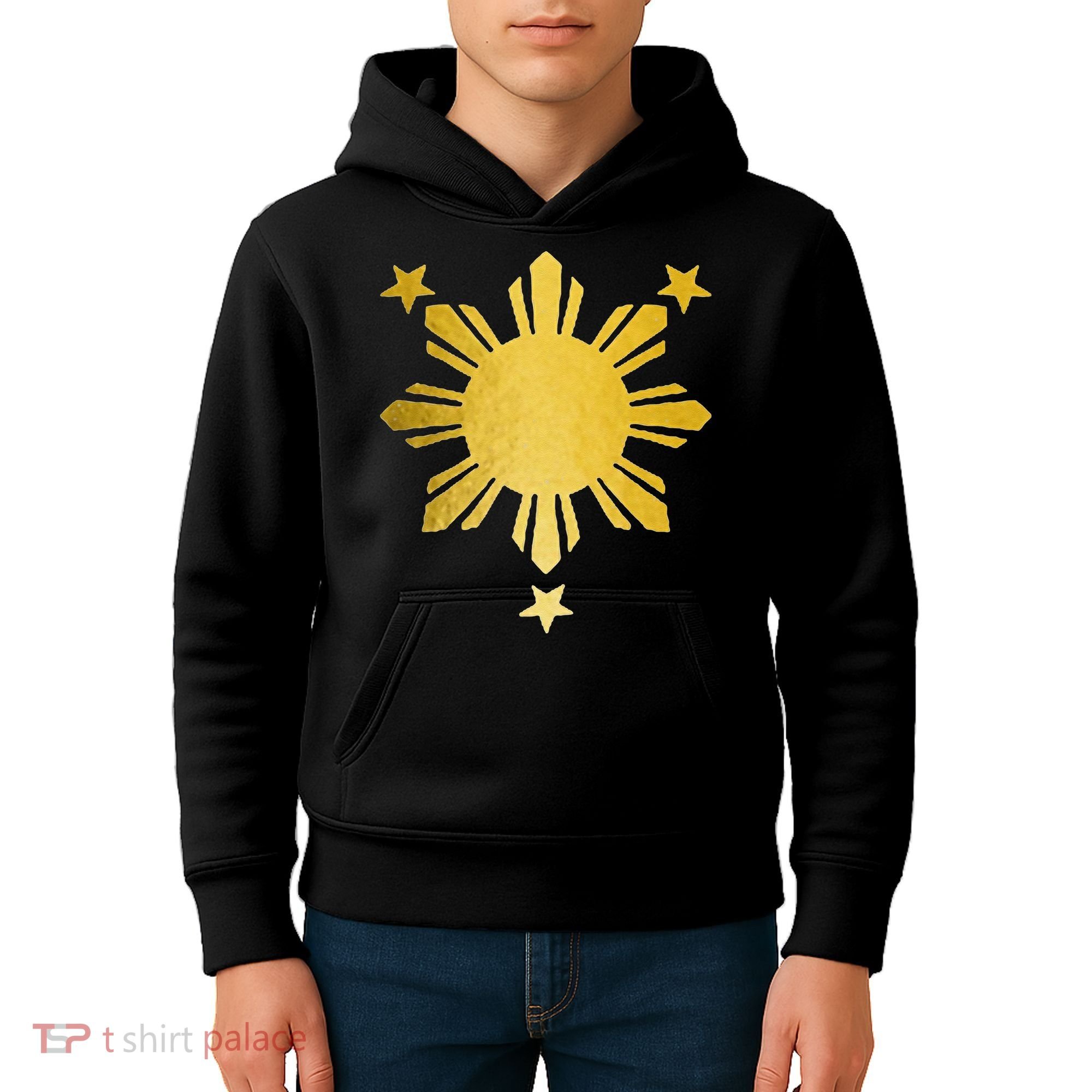 Philippines Flag Pride Filipino Filipina Kids Hoodie