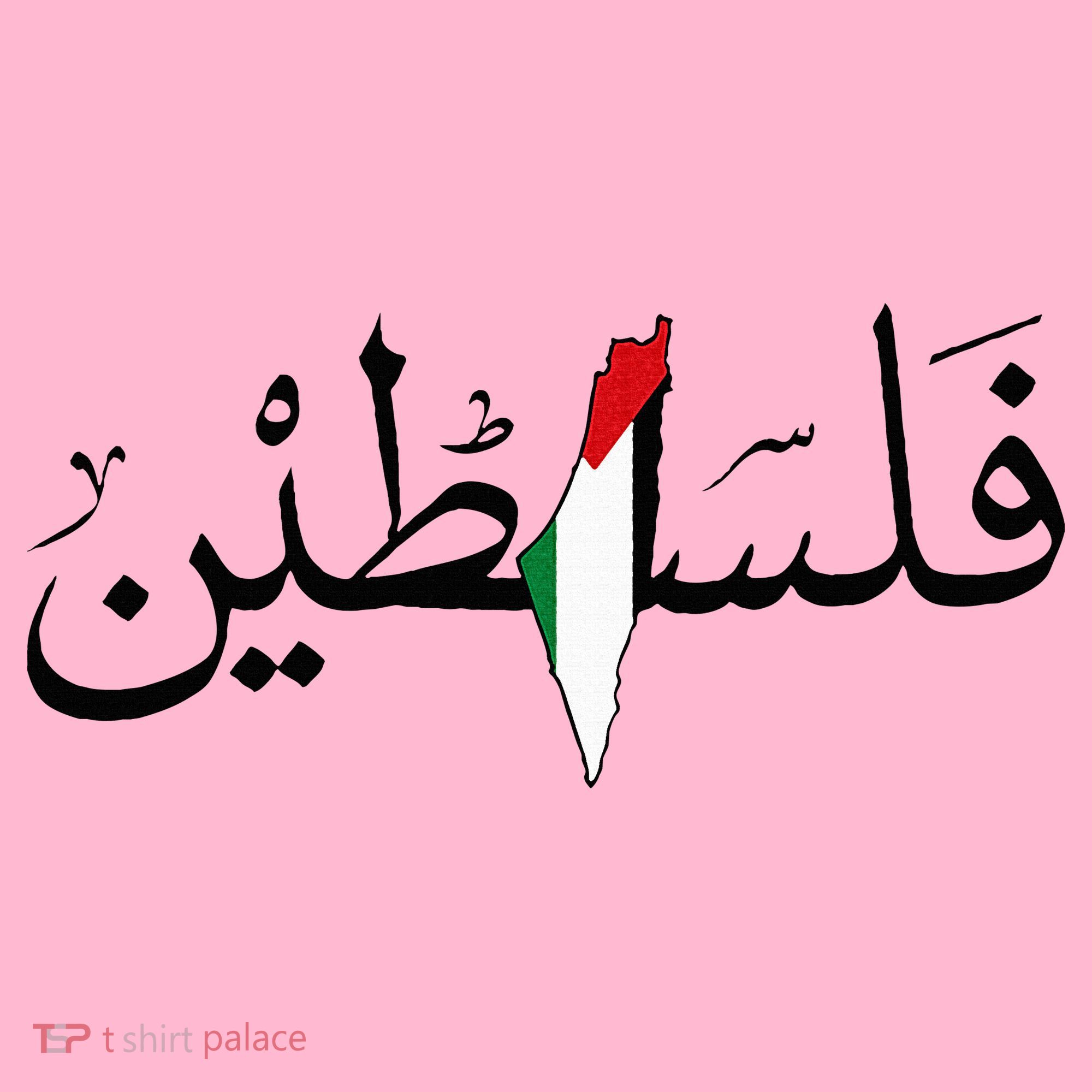 Palestine Free Palestine in Arabic Free Gaza Palestine Map Coaster