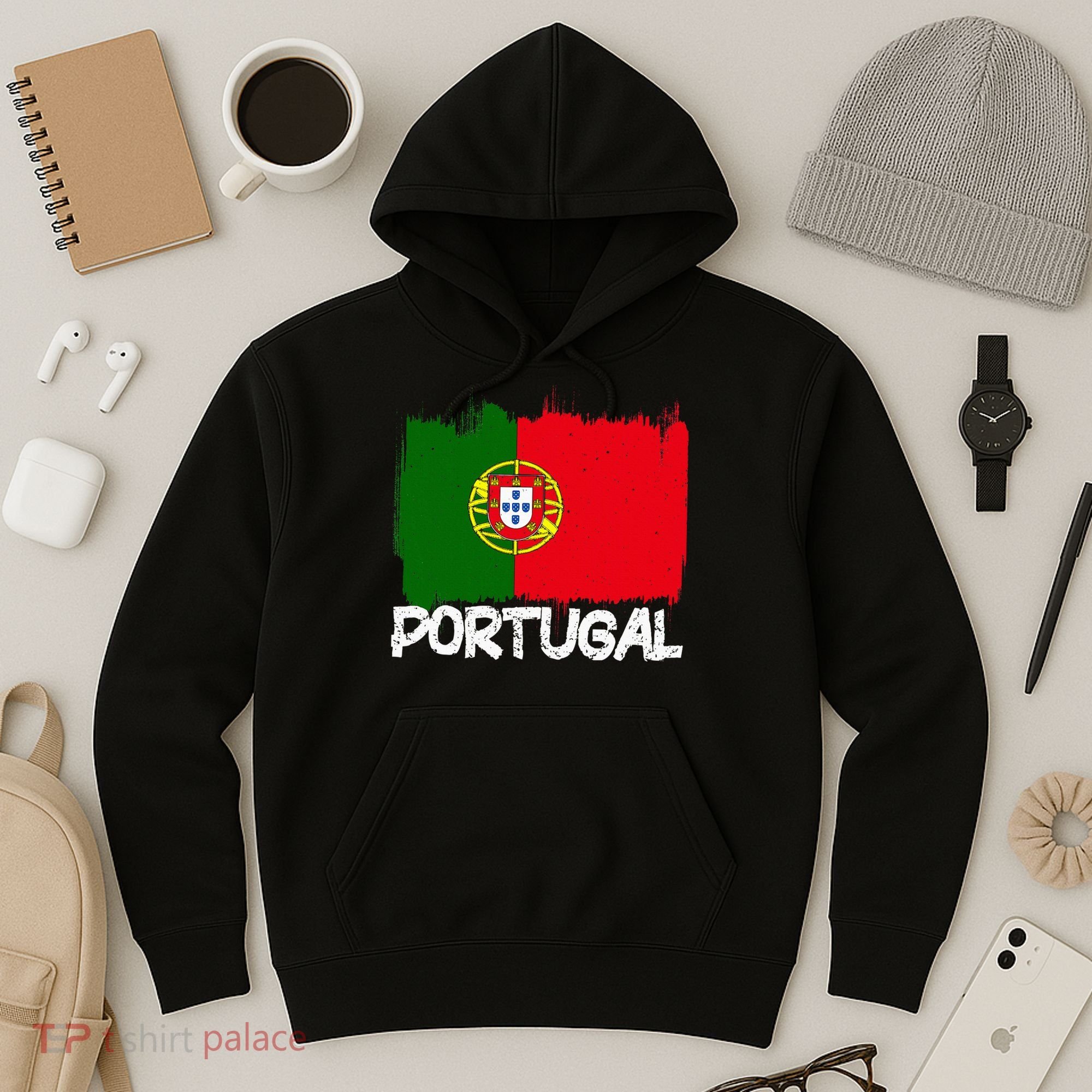 Portugal Flag Hoodie