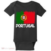 Portugal Flag Baby Bodysuit thumb 0