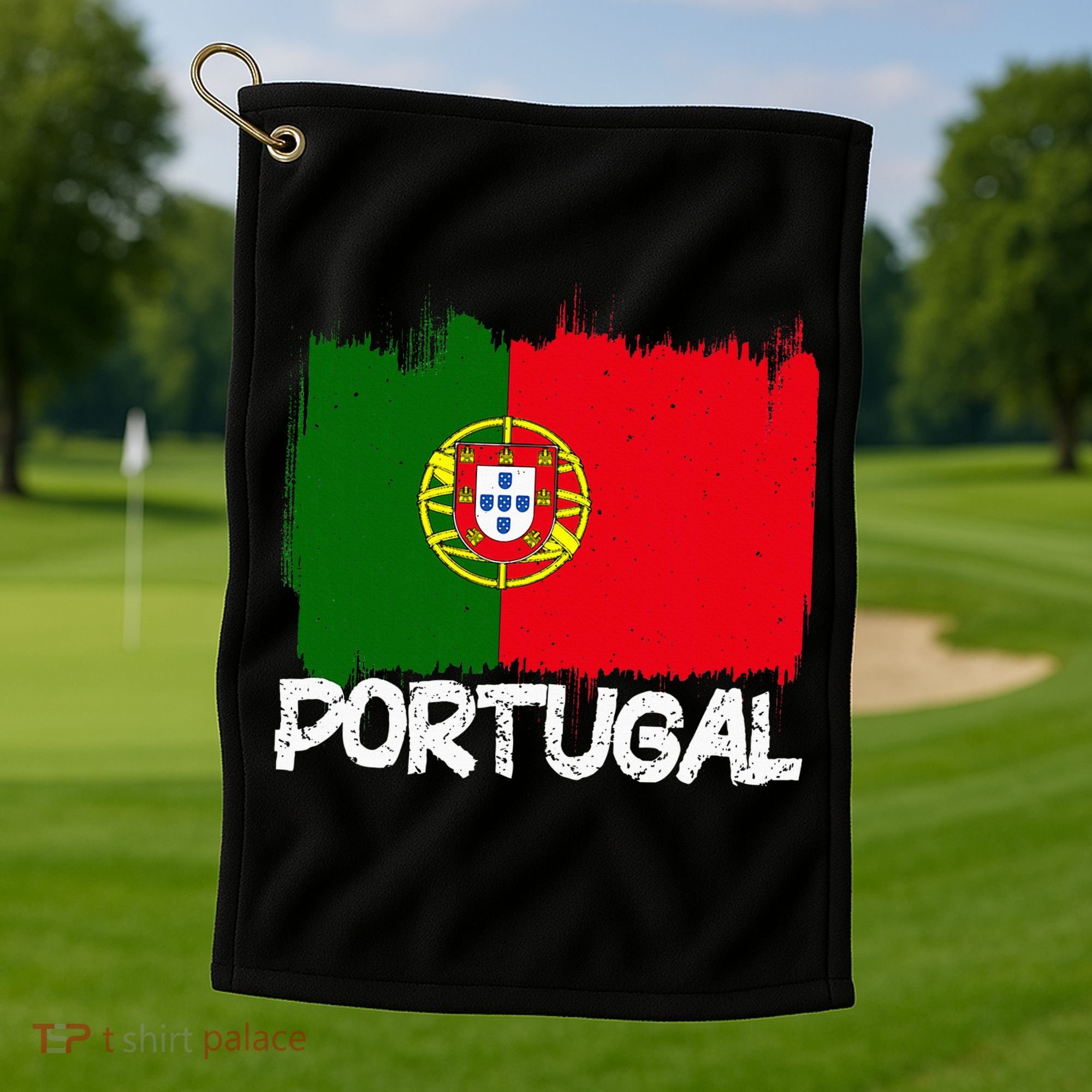 Portugal Flag Golf Towel