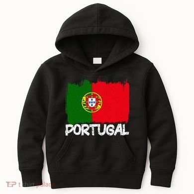 Portugal Flag Kids Hoodie