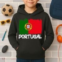 Portugal Flag Kids Hoodie thumb 2