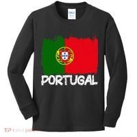 Portugal Flag Kids Long Sleeve Shirt thumb 0