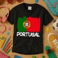 Portugal Flag Kids T-Shirt thumb 3