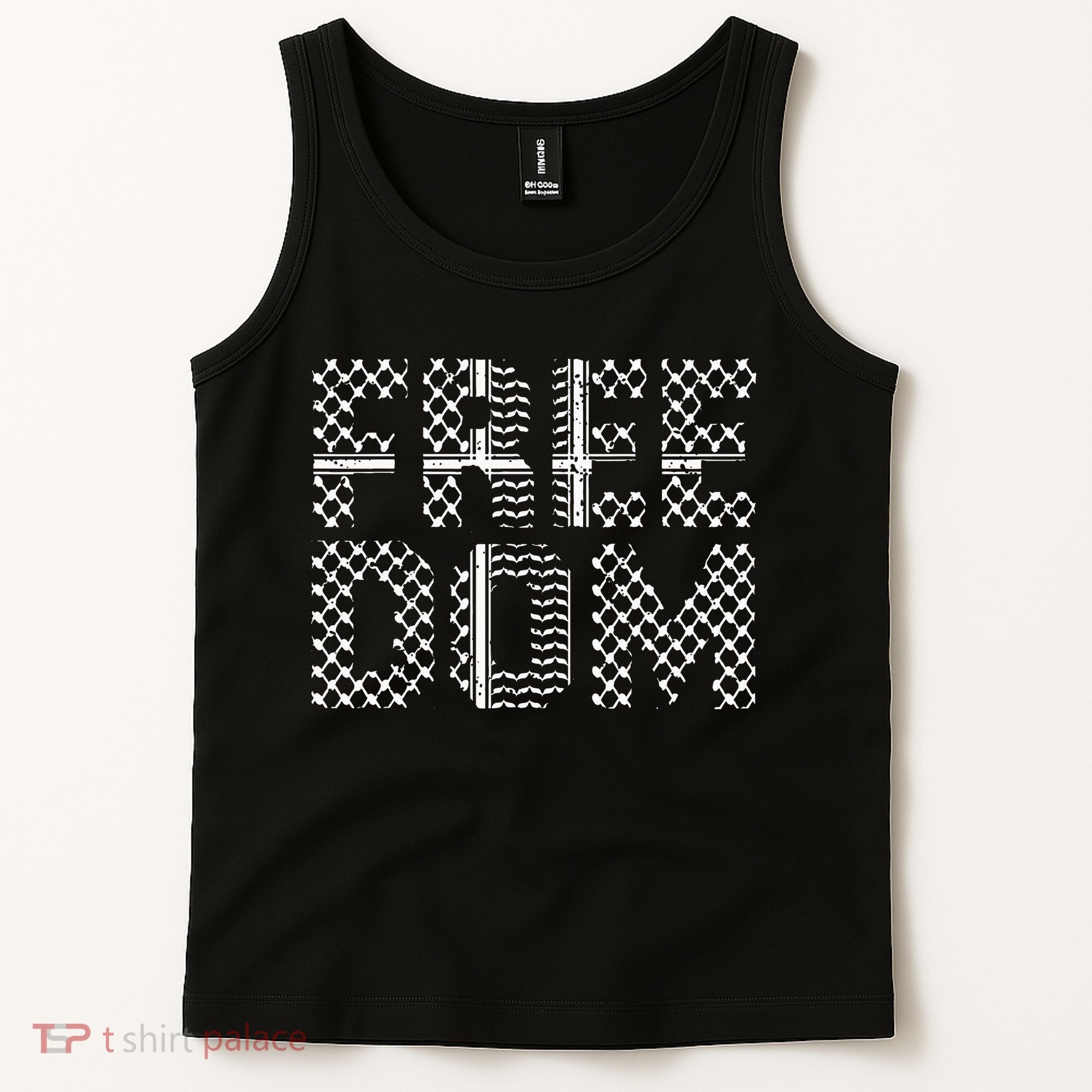 Patriotic Falasteen Palestinian Keffiyah Kuffiyeh Tank Top
