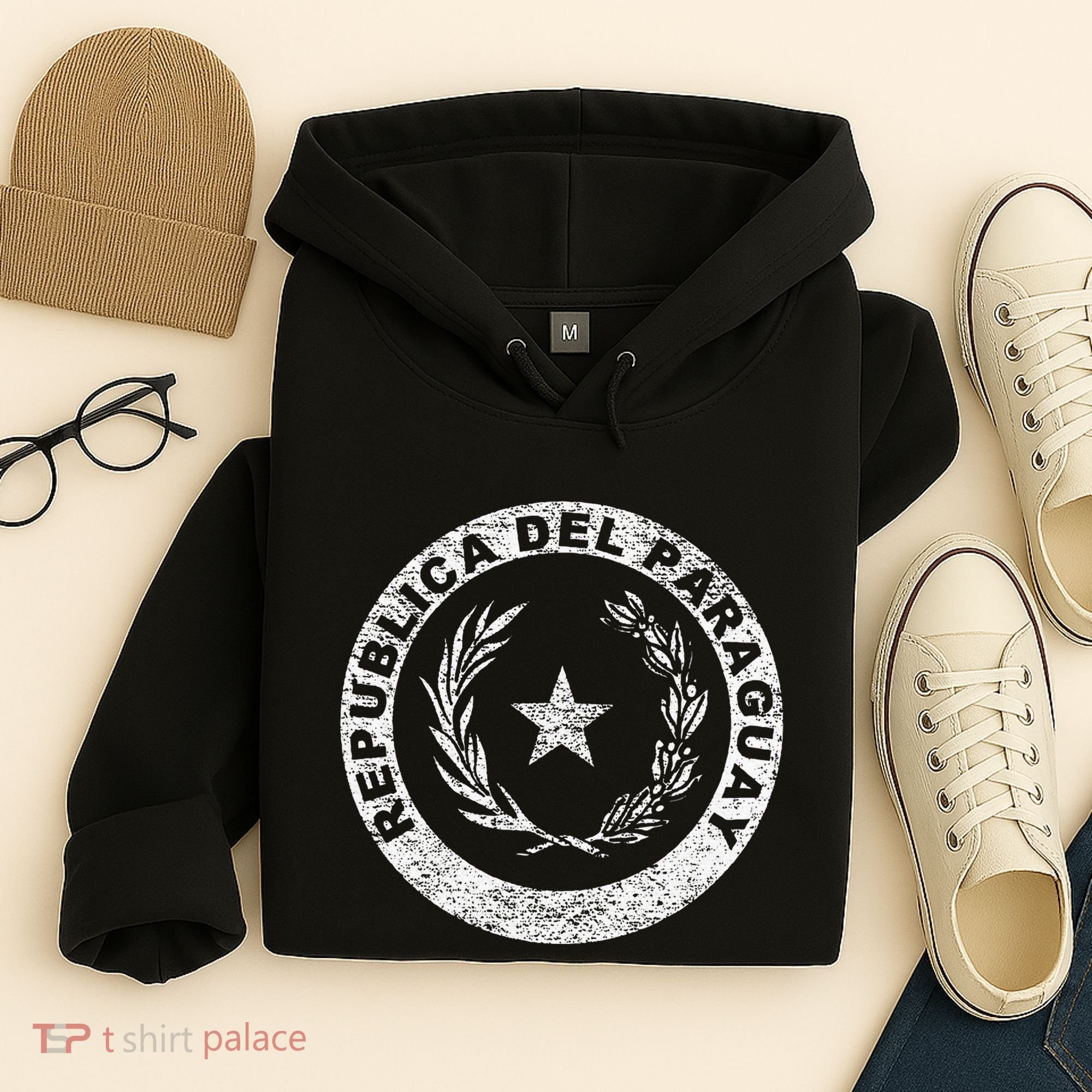 Paraguay Flag Paraguayan Seal Asuncion Hoodie