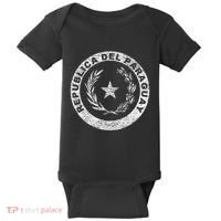Paraguay Flag Paraguayan Seal Asuncion Baby Bodysuit thumb 0