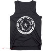 Paraguay Flag Paraguayan Seal Asuncion Tank Top thumb 0