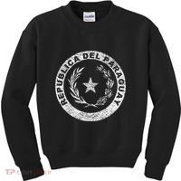 Paraguay Flag Paraguayan Seal Asuncion Kids Sweatshirt thumb 0