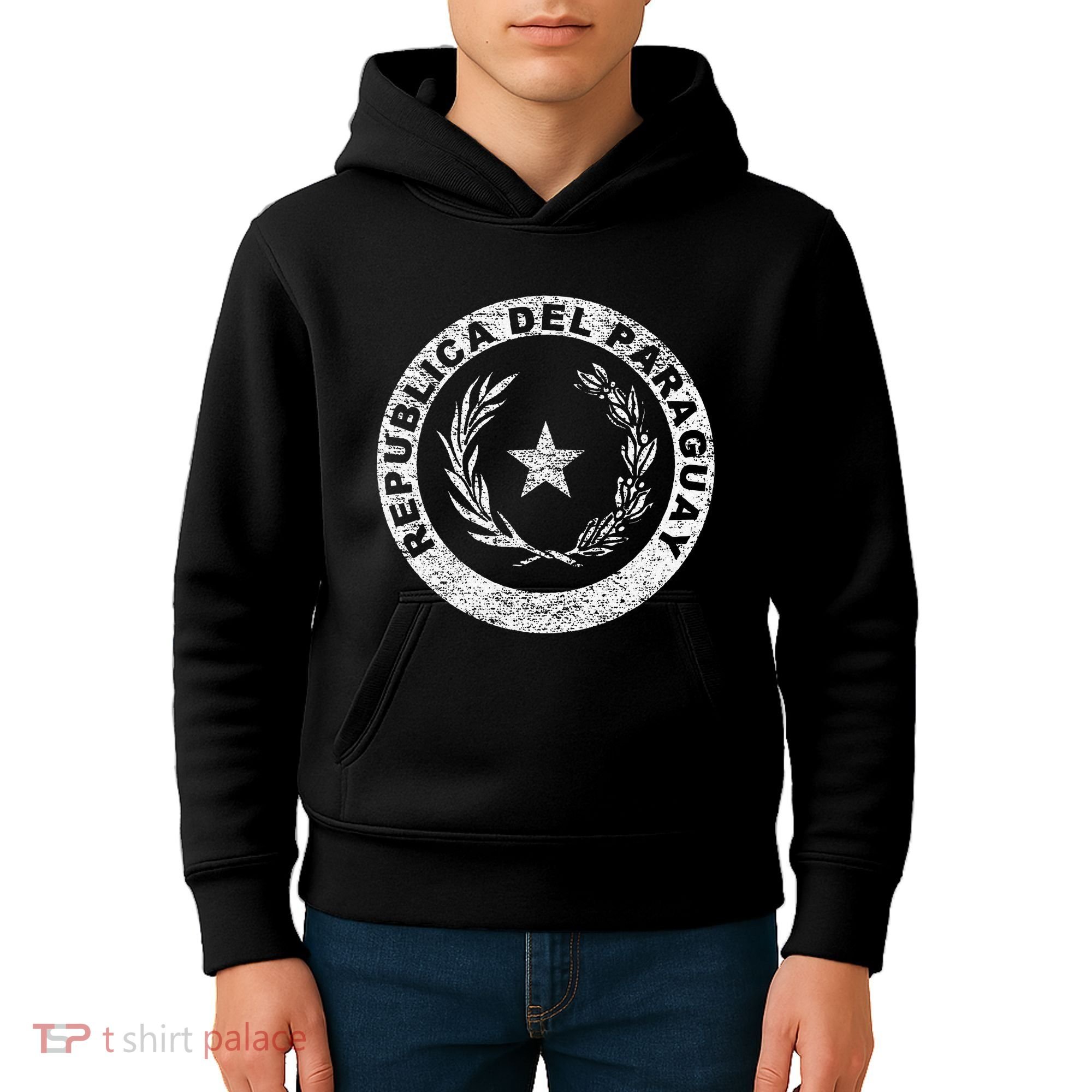 Paraguay Flag Paraguayan Seal Asuncion Kids Hoodie
