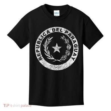 Paraguay Flag Paraguayan Seal Asuncion Kids T-Shirt