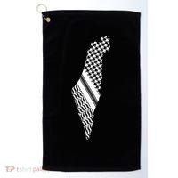 Palestine Free Palestine Free Gaza Palestine Flag Golf Towel thumb 0