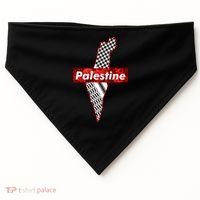 Palestine Free Palestine Free Gaza Palestine Flag Arabic Cool Gift USA-Made Doggie Bandana thumb 0