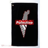 Palestine Free Palestine Free Gaza Palestine Flag Arabic Cool Gift Golf Towel thumb 0
