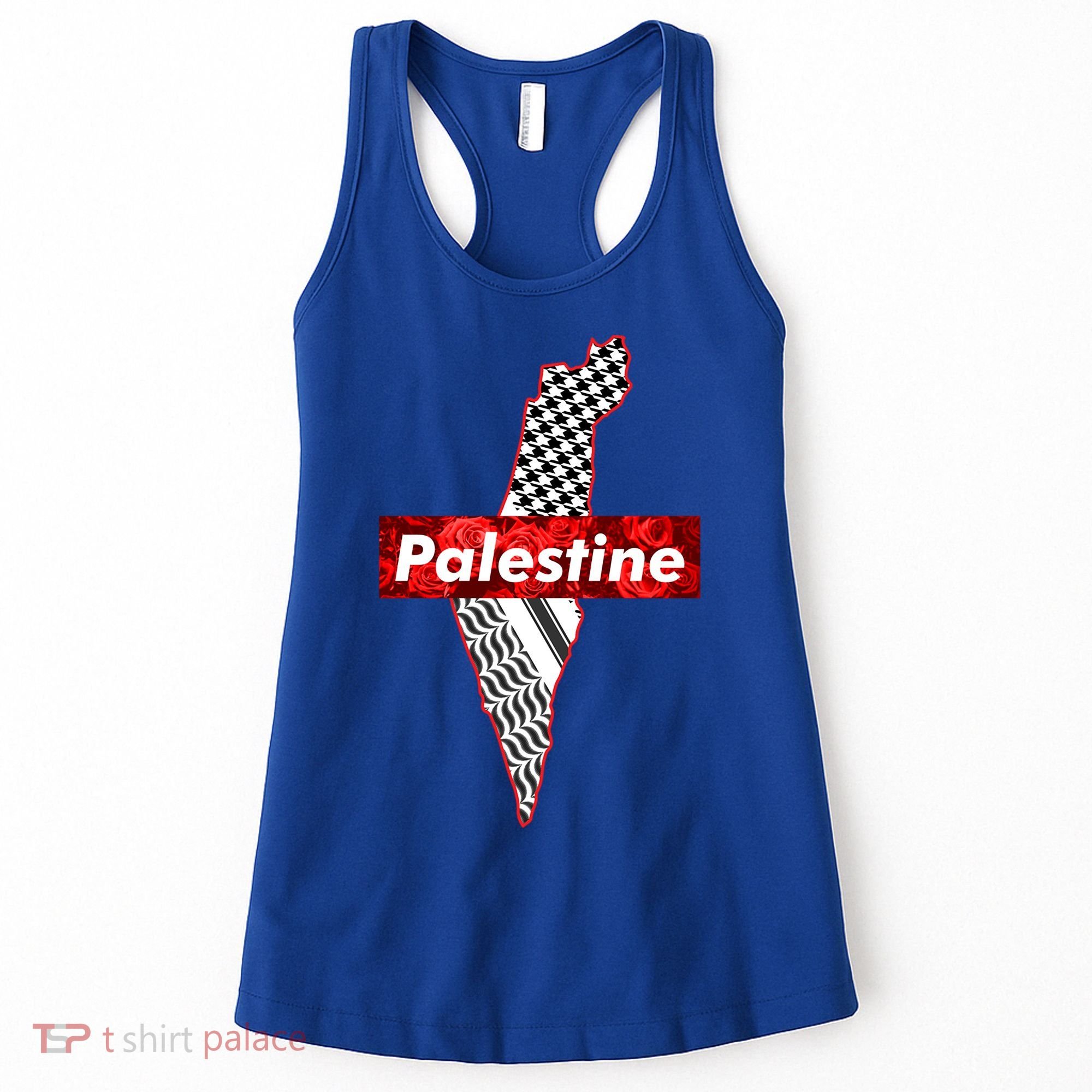 Palestine Free Palestine Free Gaza Palestine Flag Arabic Cool Gift Women's Tank Top