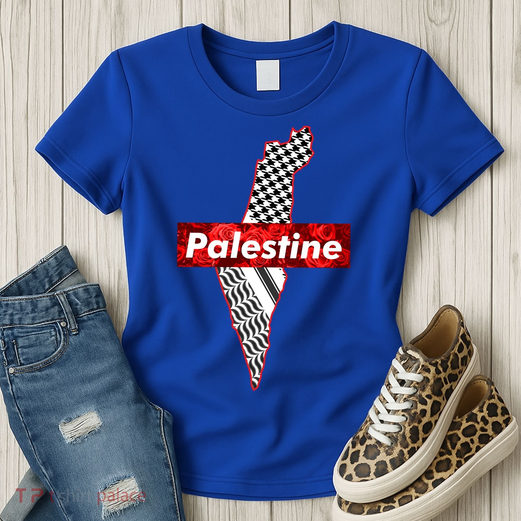 Palestine Free Palestine Free Gaza Palestine Flag Arabic Cool Gift Women's T-Shirt