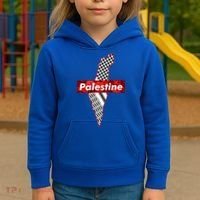 Palestine Free Palestine Free Gaza Palestine Flag Arabic Cool Gift Kids Hoodie thumb 3