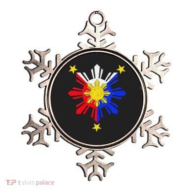 Pinoy Filipino Philippine Flag Sun Ornament