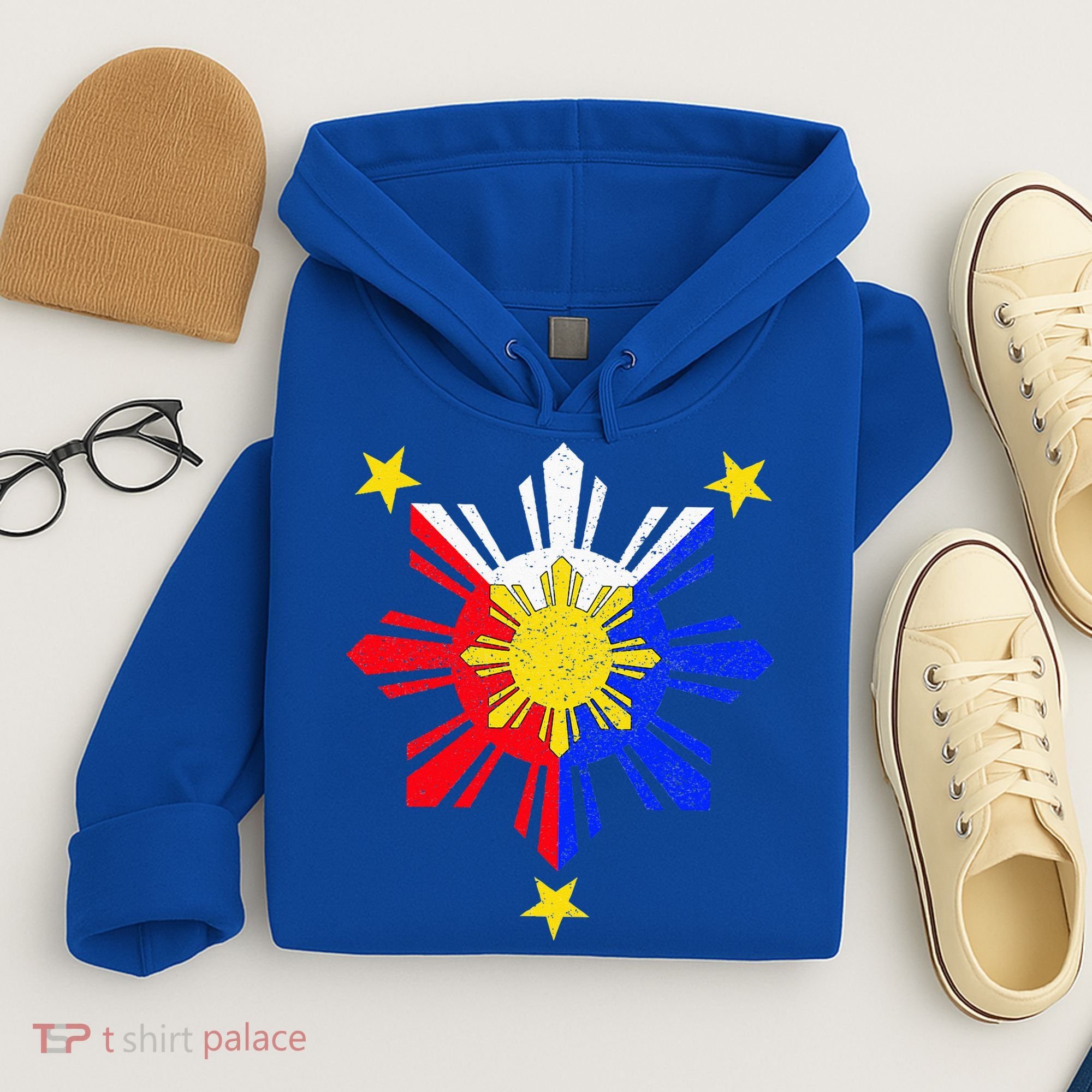 Pinoy Filipino Philippine Flag Sun Hoodie