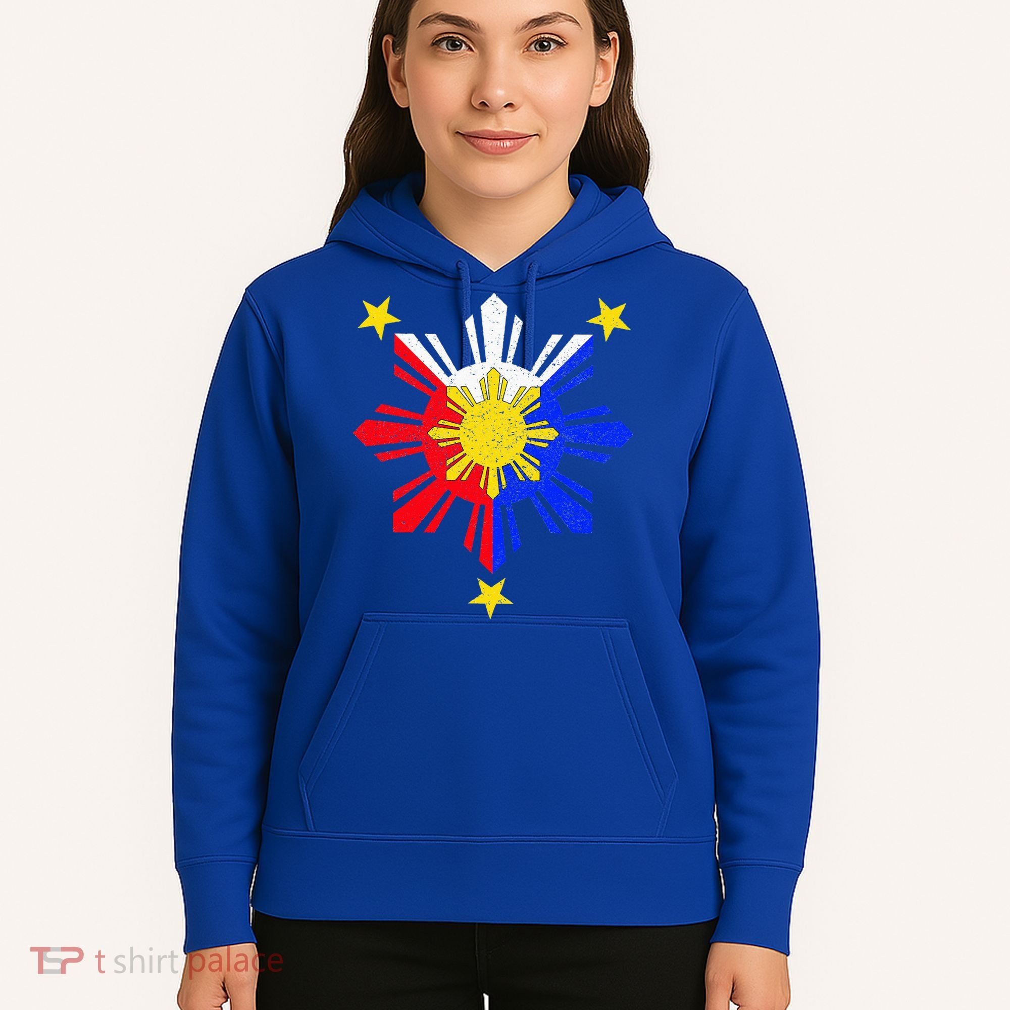 Pinoy Filipino Philippine Flag Sun Hoodie