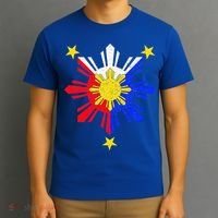 Pinoy Filipino Philippine Flag Sun T-Shirt thumb 3