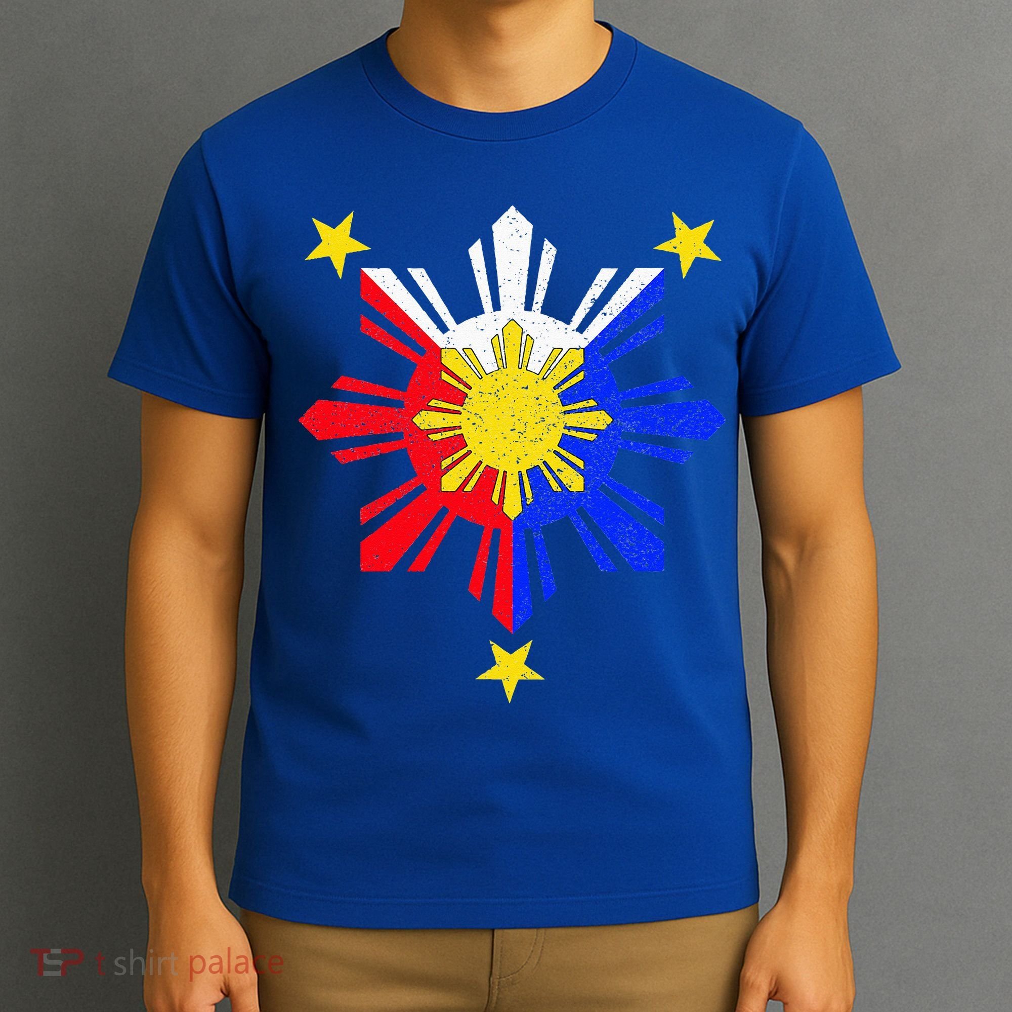 Pinoy Filipino Philippine Flag Sun T-Shirt