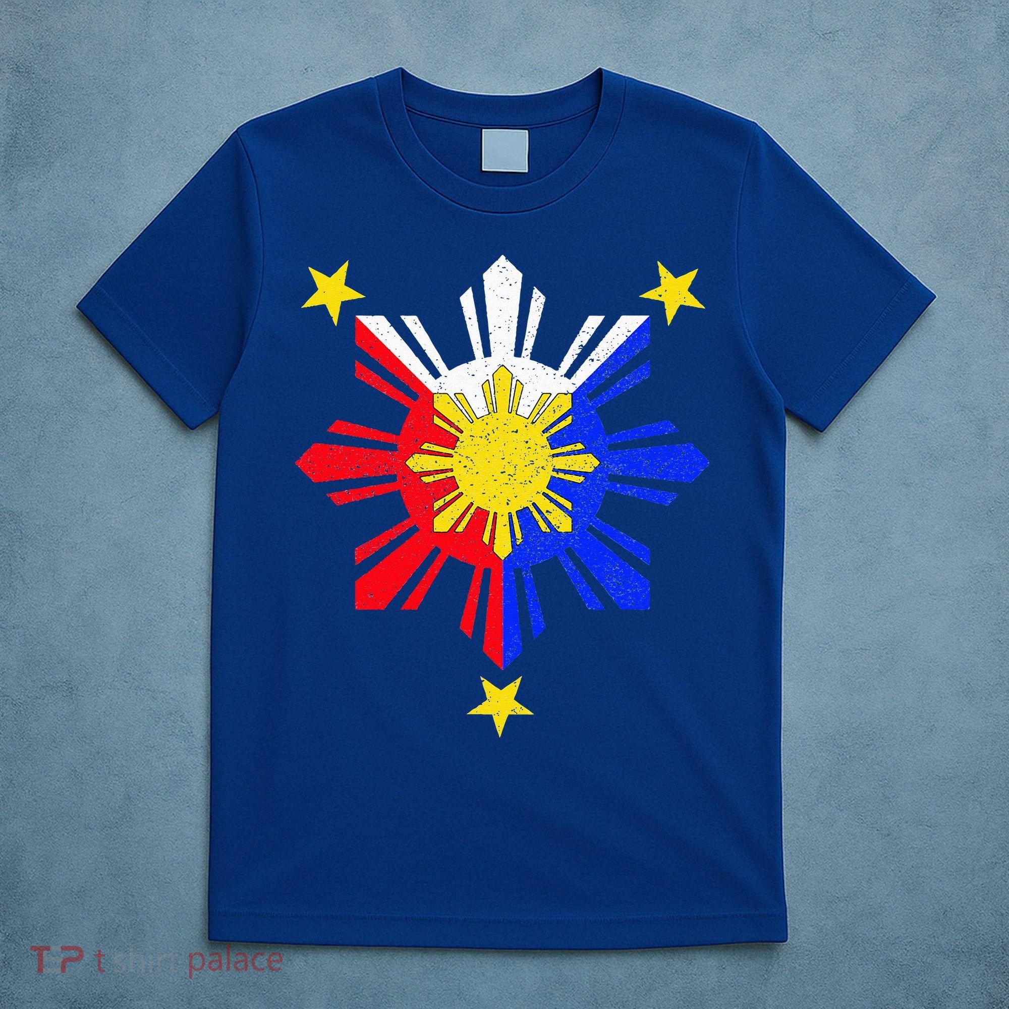 Pinoy Filipino Philippine Flag Sun T-Shirt