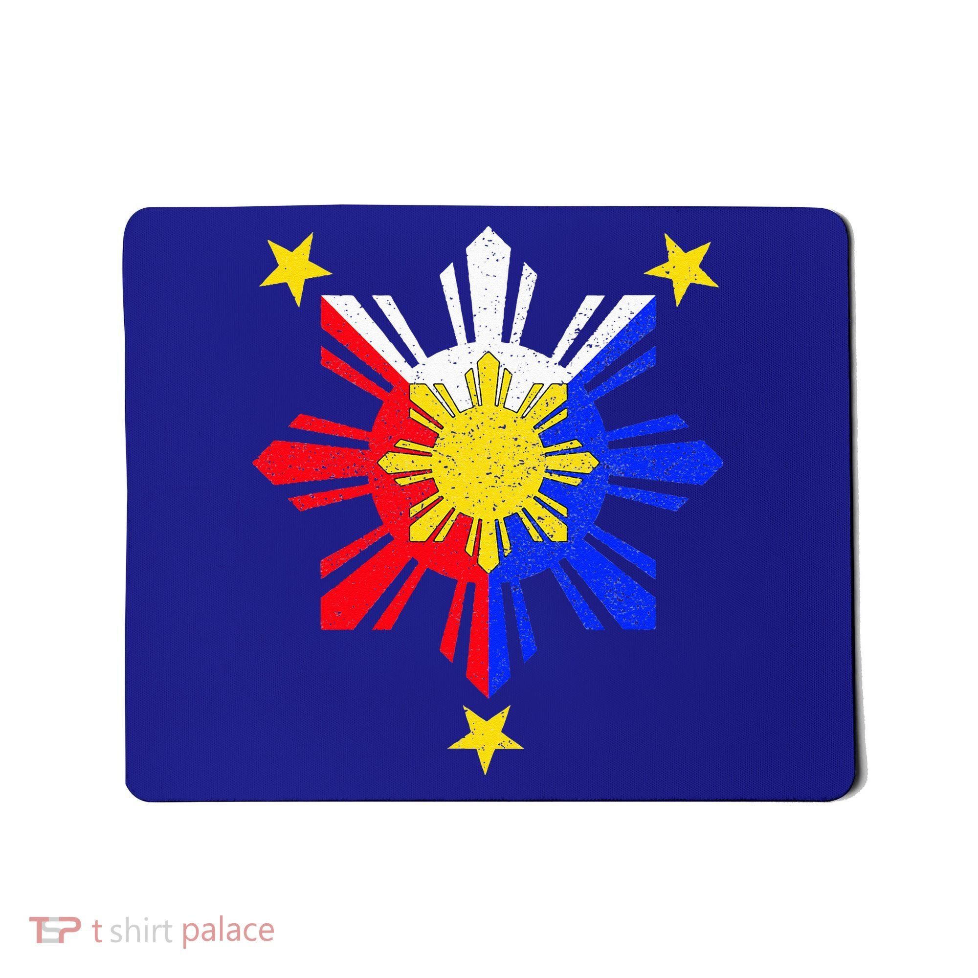Pinoy Filipino Philippine Flag Sun Mousepad