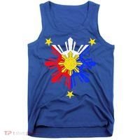 Pinoy Filipino Philippine Flag Sun Tank Top thumb 0